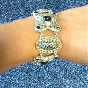 Cookie Lee butterfly link toggle bracelet